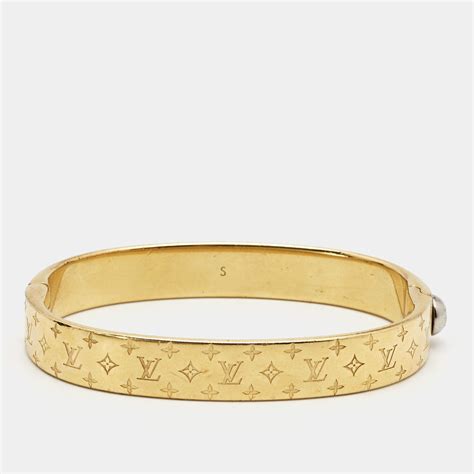 louis vuitton nanogram cuff size|louis vuitton monogram cuff bracelet.